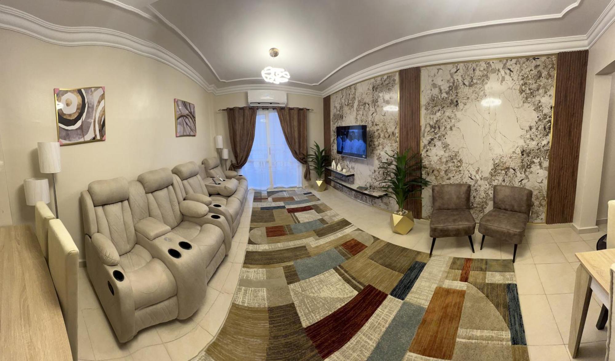 Luxurious Vip Apartment In Madinaty Furnished With High End Hotel Furniture Exterior foto