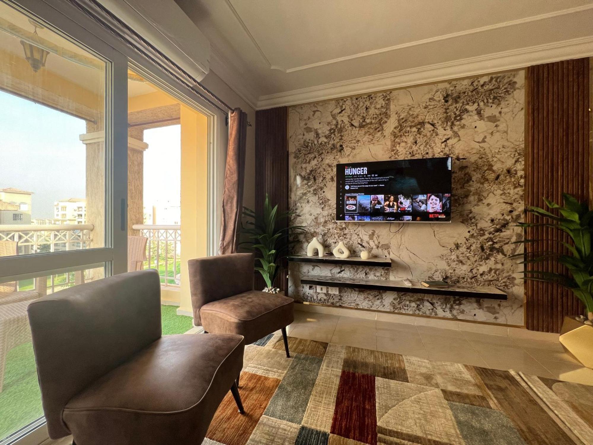 Luxurious Vip Apartment In Madinaty Furnished With High End Hotel Furniture Exterior foto