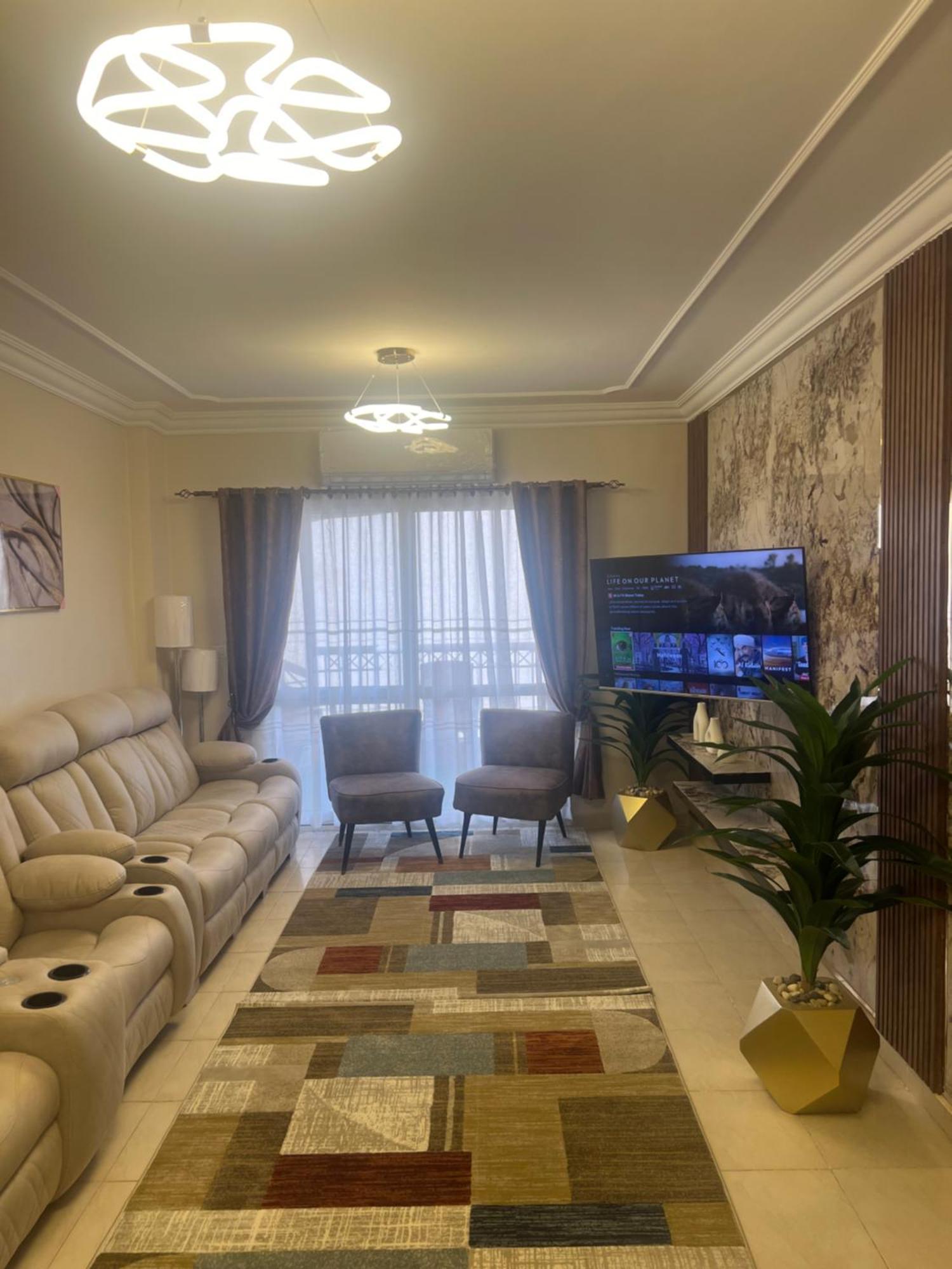 Luxurious Vip Apartment In Madinaty Furnished With High End Hotel Furniture Exterior foto